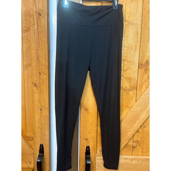 Women's Black Leggings L-2X GUC - Picture 1 of 3